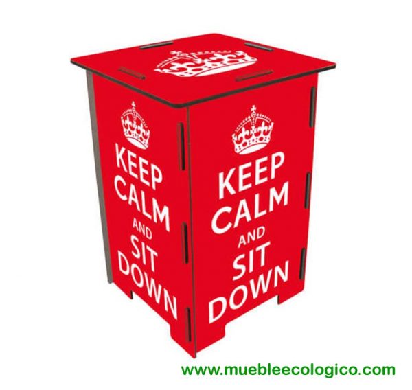 taburete keep calm